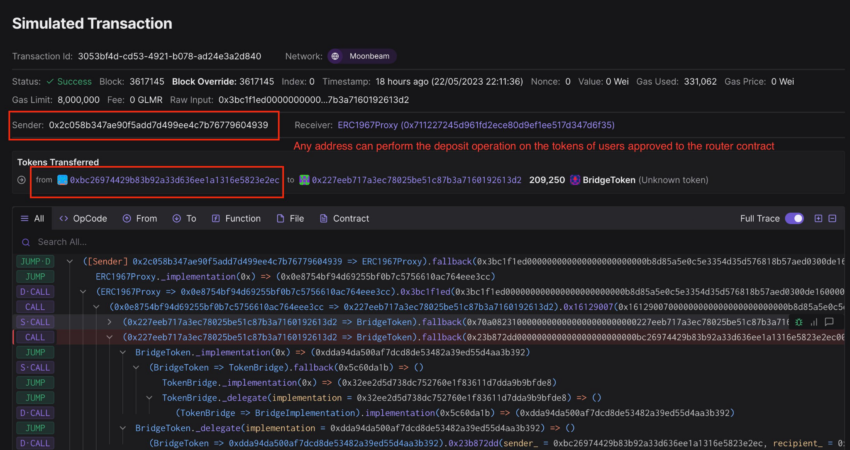A screenshot from Twitter showing the vulnerability in Prime Protocol
