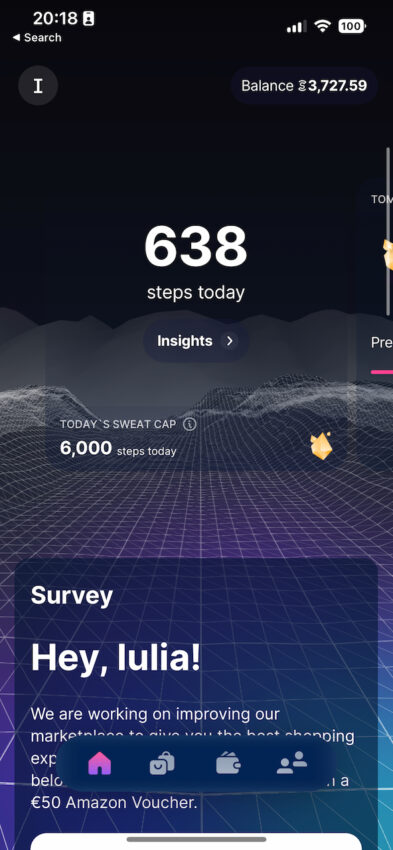 sweatcoin app