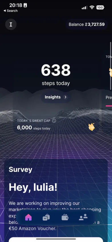 sweatcoin app