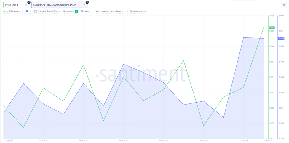 Ripple (XRP) Price Surges on Hinman Speech Docs, June 2023, Whales Wallet Balances
