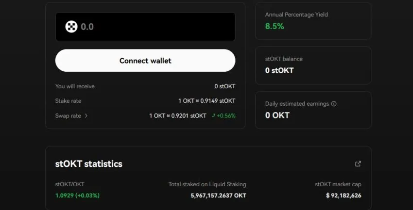 Staking: OKTC