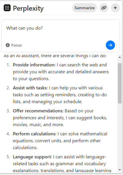 perplexity chat gpt chrome extension