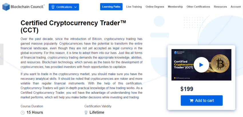 cryptocurrency trading courses for beginners blockchain council