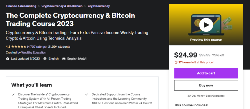 cryptocurrency trading courses for beginners complete crypto and bitcoin