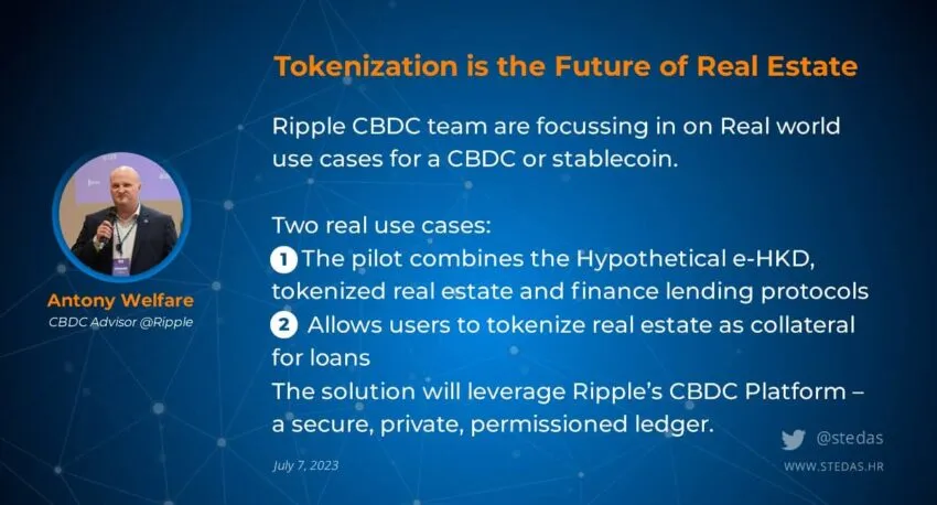 Ripple's take on tokenization of real estate: Twitter