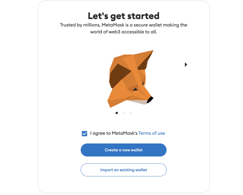 MetaMask wallet import: MetaMask