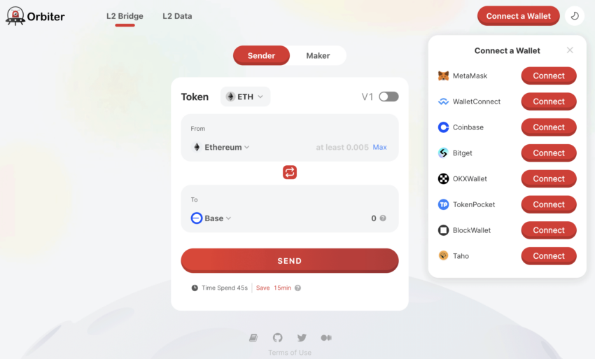 Friend.tech and bridging assets to Base: Orbiter
