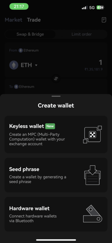 OKX evaluatie en setup van de wallet: OKX