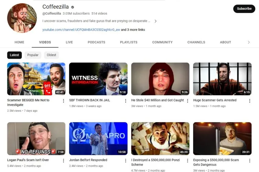 who is coffeezilla