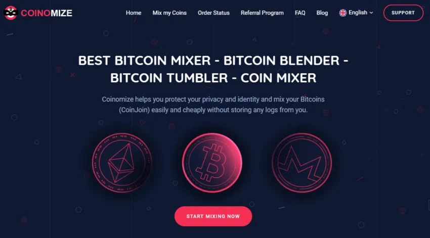 coinomize review homepage