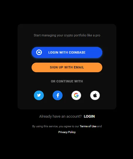 sign up