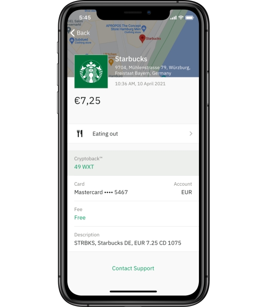 wirex starbucks