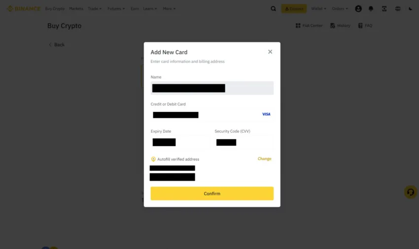 add new card
