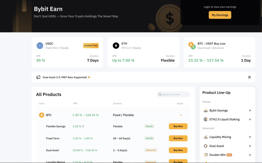 Bybit review and the passive earning plan