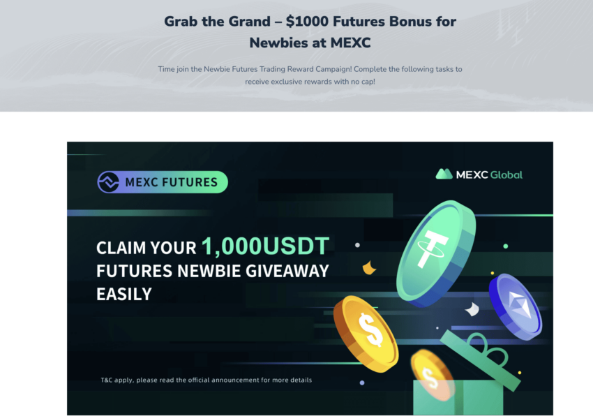 MEXC review and welcome bonus