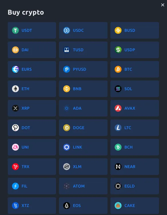 Sign up page YouHodler crypto buy new account