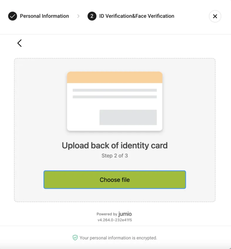 Standard Individual identity verification: KuCoin