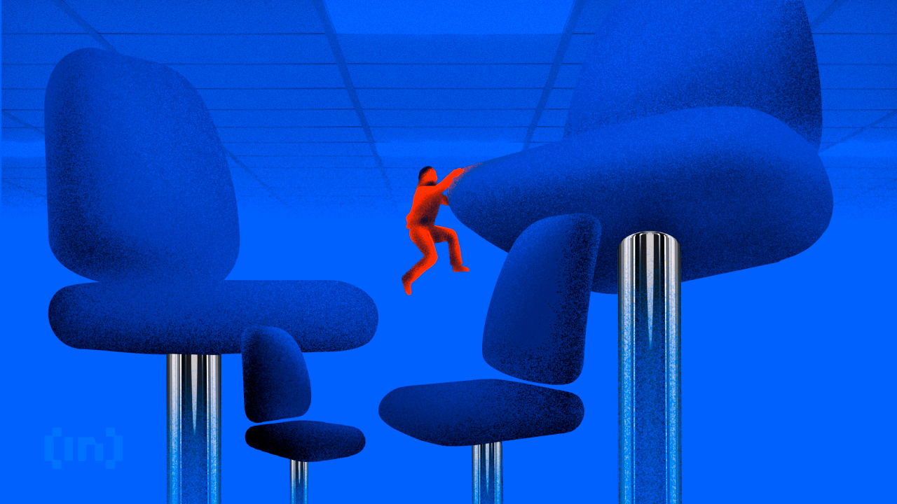 Self discovery brand essence person climbing chair 