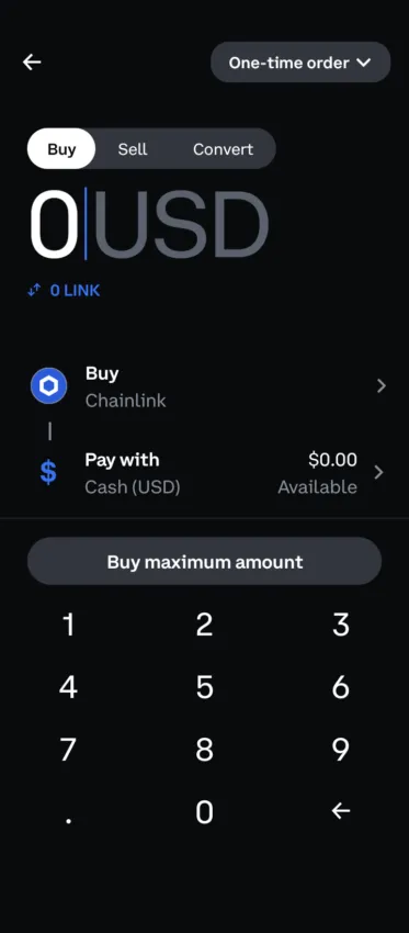 buy chainlink step 2