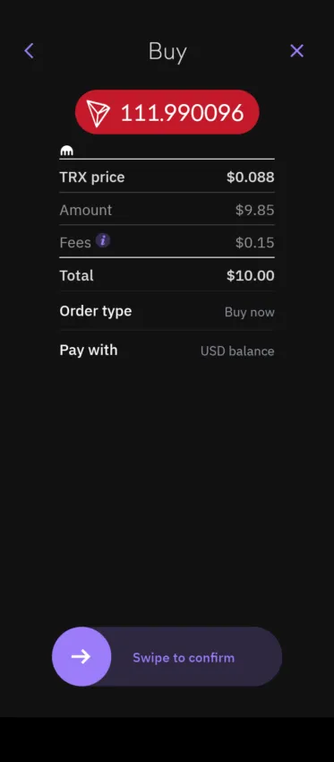 buy tron