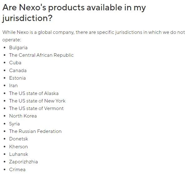 NEXO Products