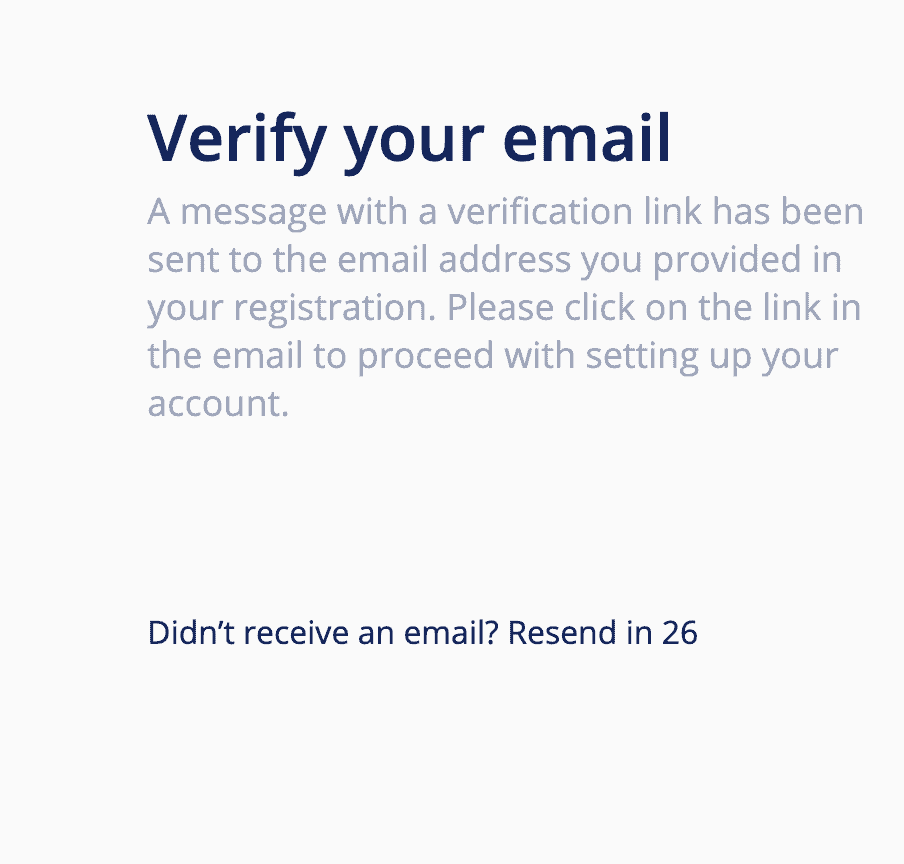 INX account verification