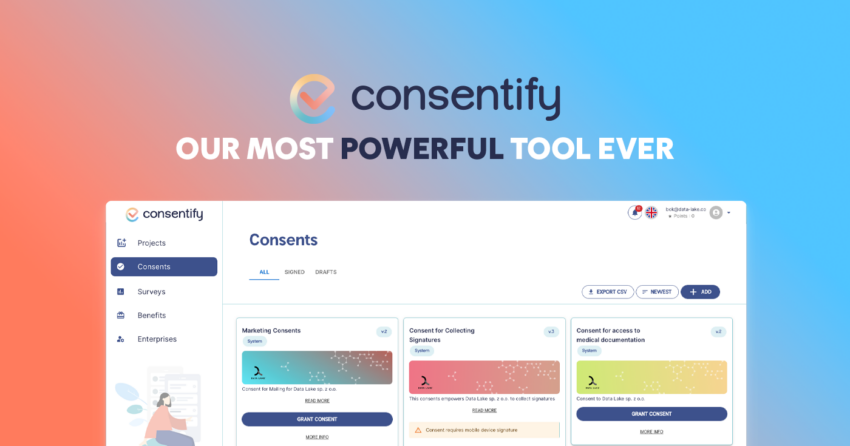 Unlocking Medical Research: Data Lake launches Consentify – the first DeSci patient recruitment platform