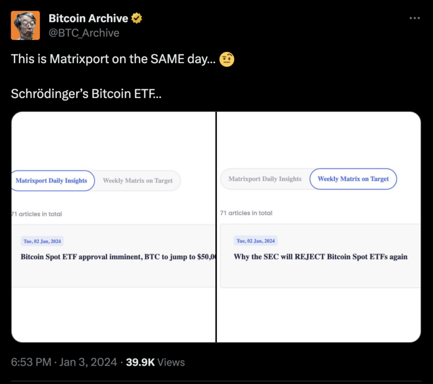Matrixport bitcoin articles