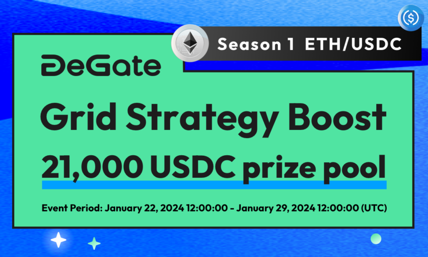 Exclusive $21,000 USDC Prize Pool With DeGate Grid Strategy Boost