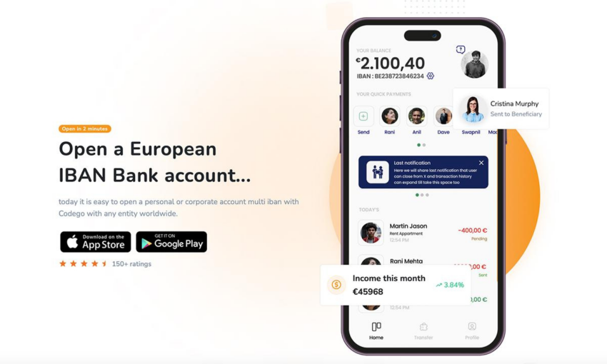 Codego Group Launches CodegoPay – An All-In-One Payment App with IBANs, Cards, and Crypto-EURO Conversions