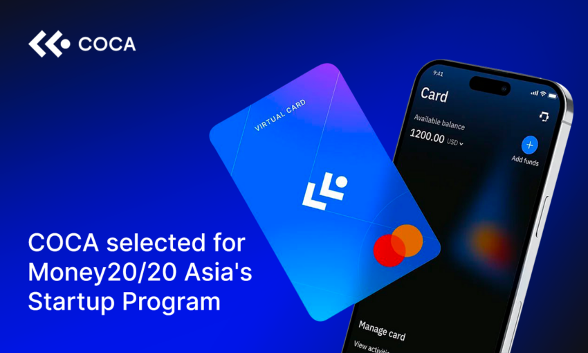 Coca, World’s First Mpc Wallet With Non-custodial Debit Card Has Been Accepted Into MONEY20/20 Asia’s Startup Program