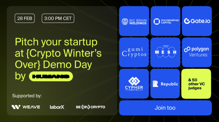 HUMANS Is Organizing The Demo Day For Web3 Founders And Investors