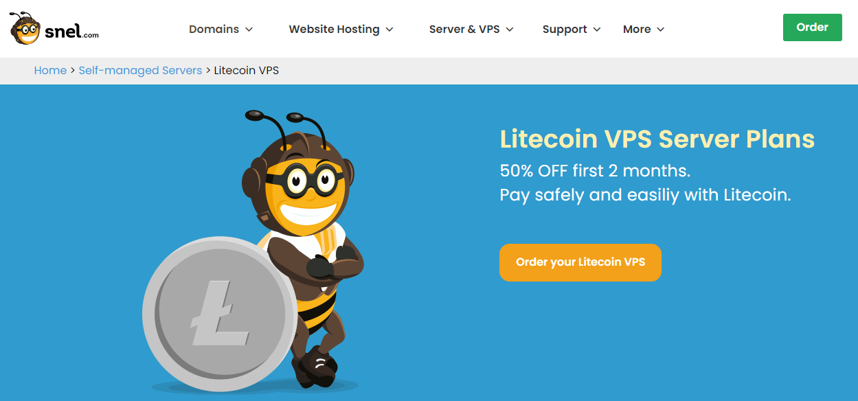 Snel.com litecoin payments web3 crypto