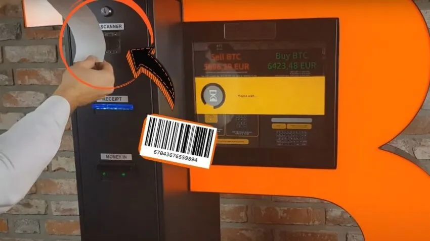 How to buy from Bitcoin ATM step 3