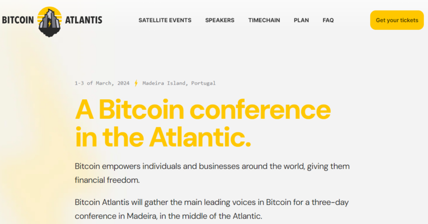crypto events calendar bitcoin atlantis