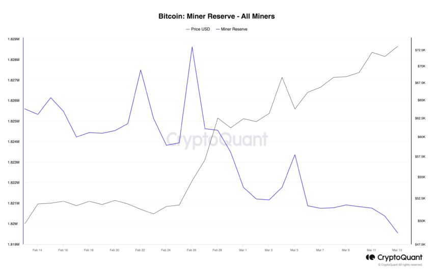 Bitcoin Miner Reserves