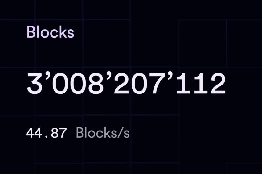 Internet Computer reaches 3 Billion Blocks. 