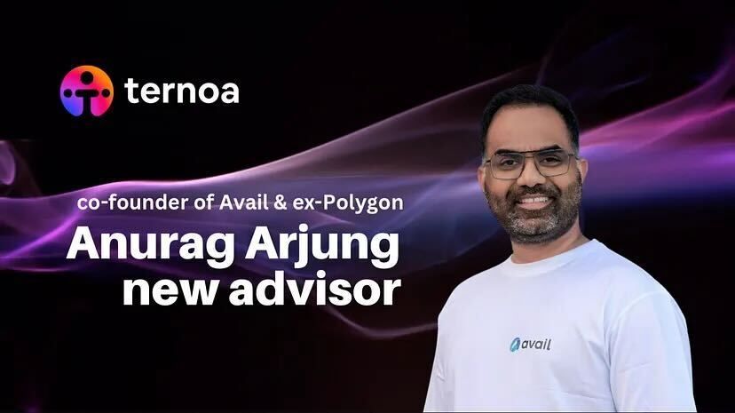 Anurag Arjun, Polygon’s Ex-co Founder and Avail’s Co Founder, Joins Ternoa as Strategic Advisor