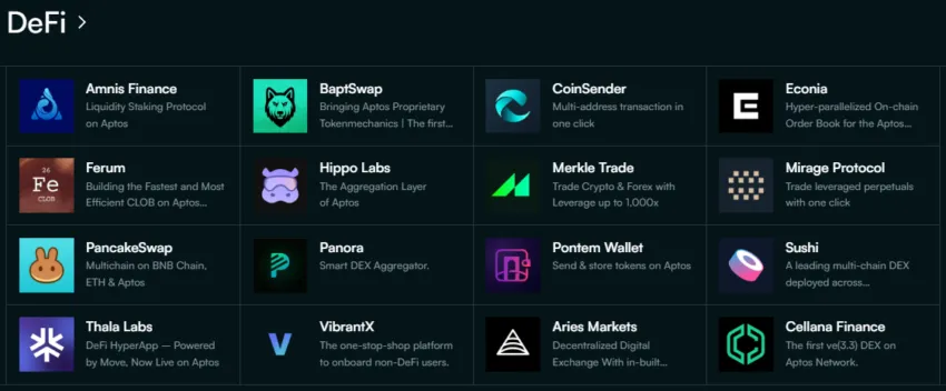 aptos ecosystem