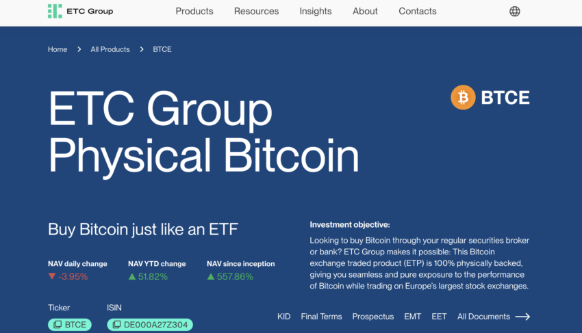 Homepage: ETG Group