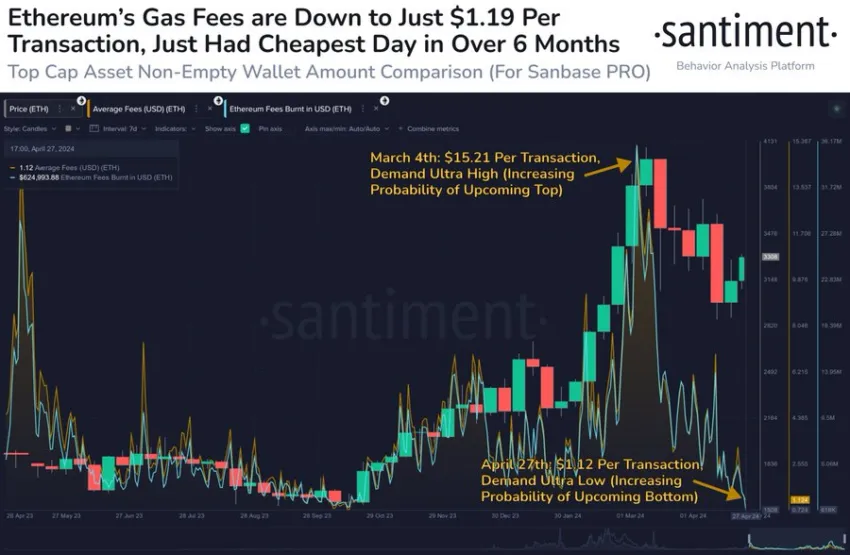 Ethereum gas fees