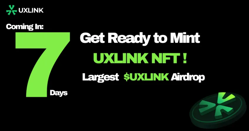 UXLINK宣布2024年最大空投：空投券NFT鑄造將於5月3日開始！