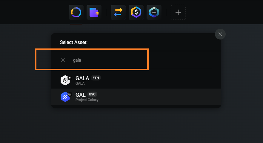 gala wallets