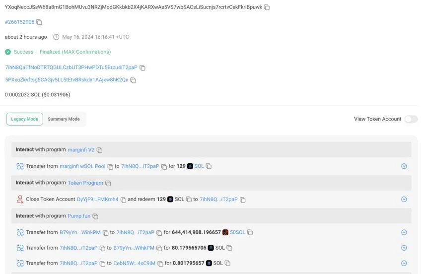 Flash Loan Exploitation by pump.fun's Attacker.