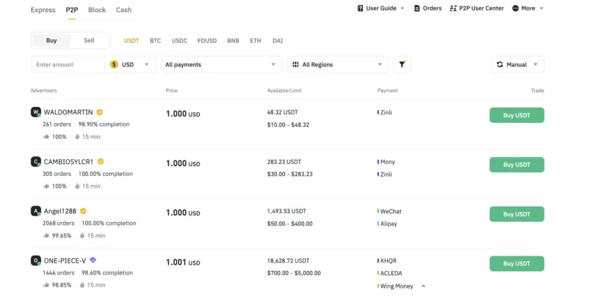 How to place Buy ADs on Binance P2P?