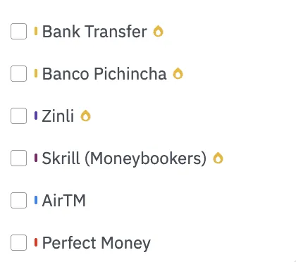How to match with buyers on Binance P2P using payment methods