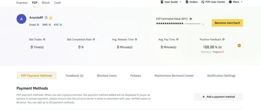 How to get verified on Binance P2P?