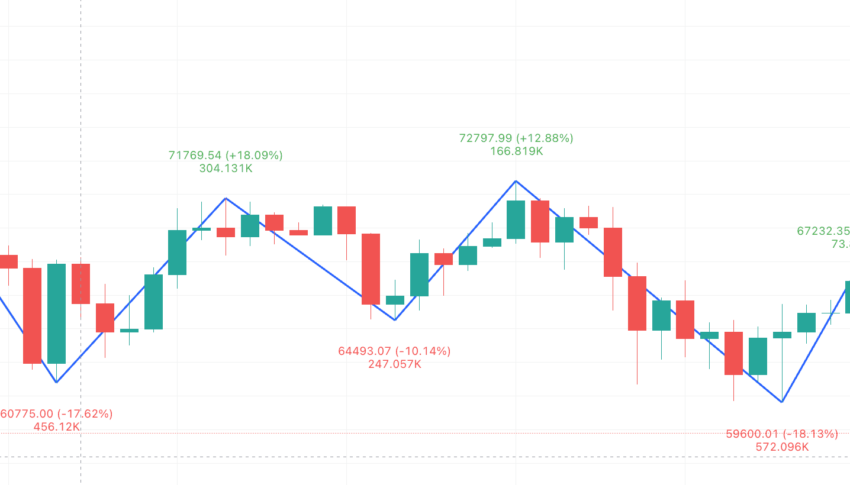 ZigZag Indicator and double top formation: TradingView