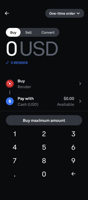 how to buy render token step 4