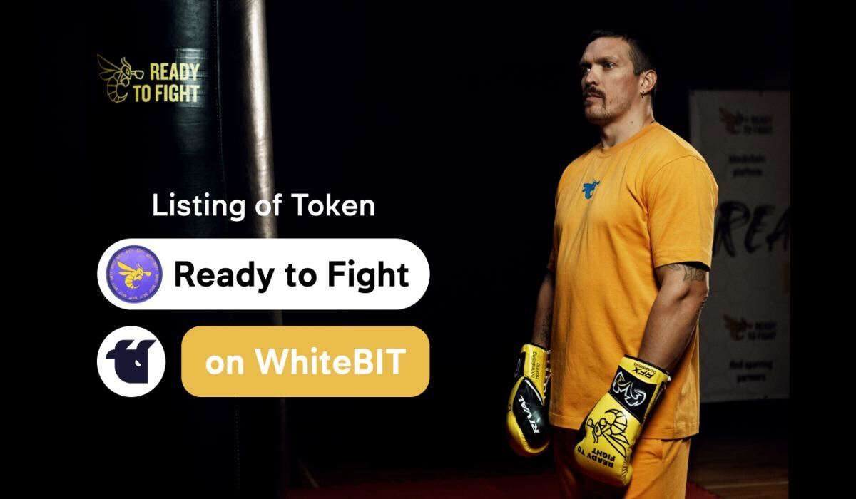 Cryptocurrency Community Ready T Fight: $RTF Token from Oleksandr Usyk’s Project Listed on WhiteBIT on April 24!